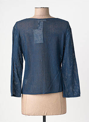 Gilet manches longues manches 3/4 bleu AURA BY FIGURE LIBRE femme