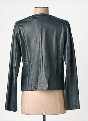 Veste simili cuir poches vert VOODOO femme