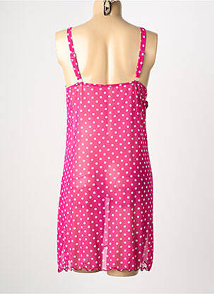 Nuisette/combinette légère et transparente rose REGLISSE femme