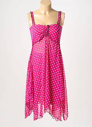Nuisette/combinette légère et transparente rose REGLISSE femme