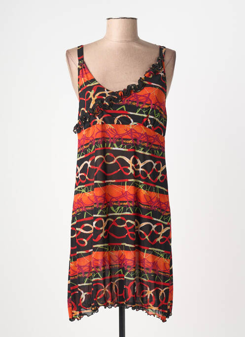 Robe de plage coupe cintrée orange REGLISSE femme