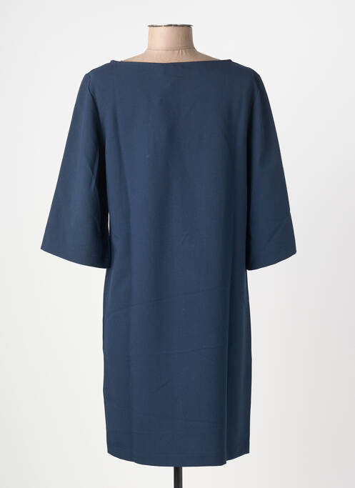 Robe courte manches 3/4 manches 3/4 bleu VOODOO femme