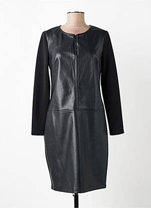 Robe courte manches longues manches longues noir VOODOO femme