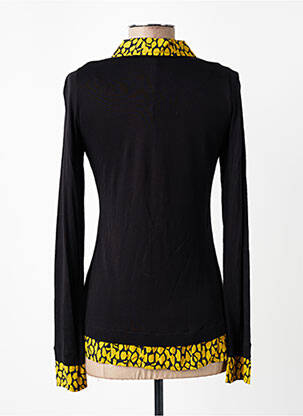 Top tissage jersey manches longues noir VOODOO femme
