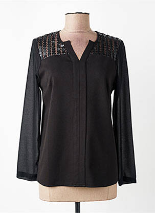 Top stretch manches longues noir VOODOO femme