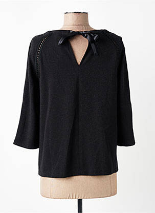 Top stretch manches 3/4 noir VOODOO femme