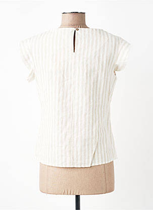 Top manches courtes manches courtes beige AURA BY FIGURE LIBRE femme