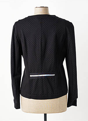 Veste chic col rond noir VOODOO femme