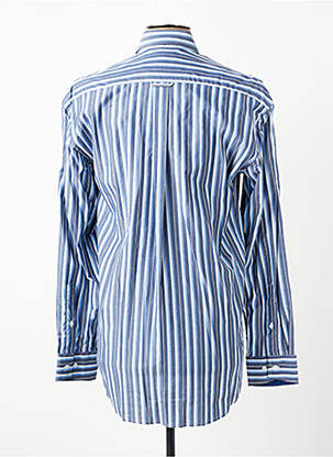 Chemise manches longues poches bleu JUMFIL homme