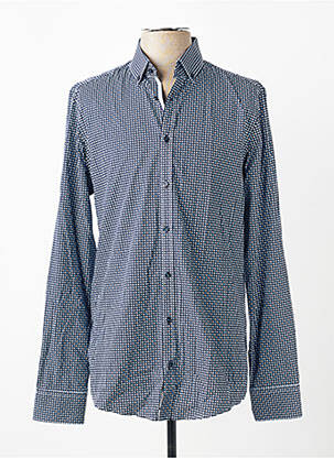 Chemise manches longues coupe cintrée bleu VENTI homme