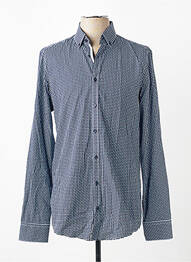 Chemise manches longues coupe cintrée bleu VENTI homme