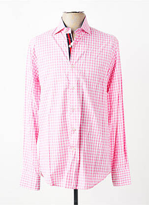 Chemise manches longues coupe cintrée rose CH. K. WILLIAMS homme