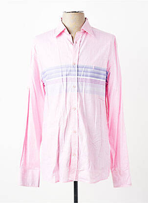 Chemise manches longues coupe cintrée rose GENTLEMAN FARMER homme