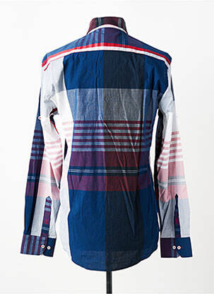 Chemise manches longues poches bleu JUMFIL homme