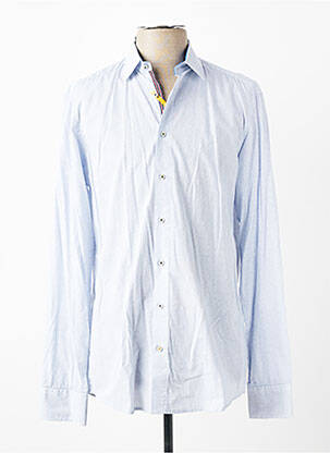 Chemise manches longues imprimé fantaisie bleu REDMOND homme