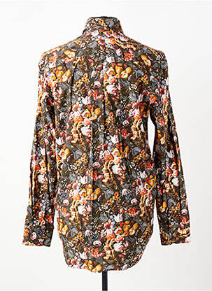 Chemise manches longues imprimé fleurs marron BANDE ORIGINALE homme