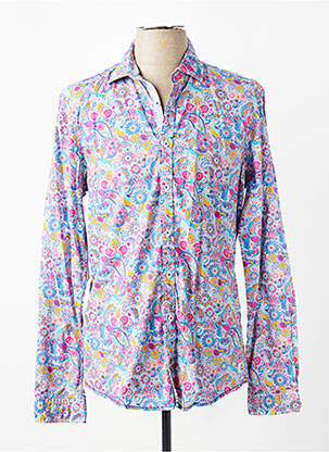 Chemise manches longues imprimé fantaisie bleu VENTI homme