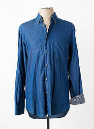 Chemise manches longues poches bleu BANDE ORIGINALE homme