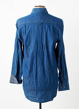 Chemise manches longues poches bleu BANDE ORIGINALE homme