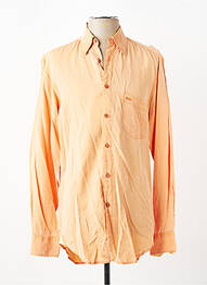 Chemise manches longues poches orange BRUNO SAINT HILAIRE homme