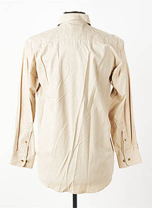 Chemise manches longues coupe cintrée beige JERZEES homme