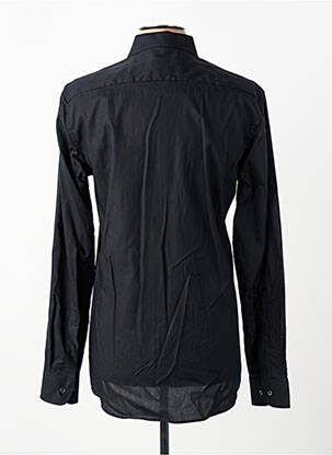 Chemise manches longues coupe cintrée noir ETERNA homme