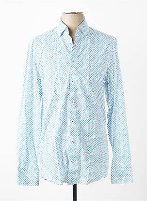 Chemise manches longues imprimé fantaisie bleu VENTI homme