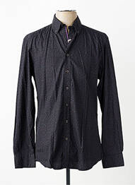 Chemise manches longues imprimé fantaisie marron J.T ASCOTT homme
