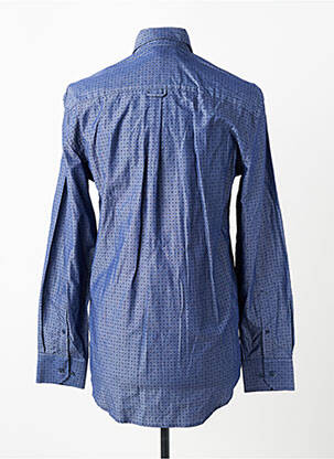 Chemise manches longues imprimé fantaisie bleu BANDE ORIGINALE homme