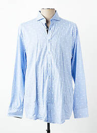 Chemise manches longues coupe cintrée bleu VENTI homme