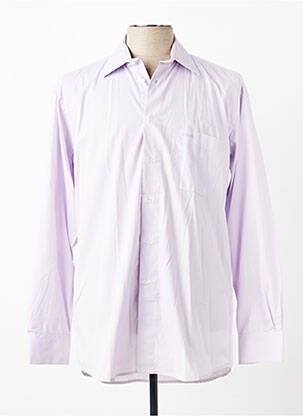 Chemise manches longues poches violet JUMFIL homme
