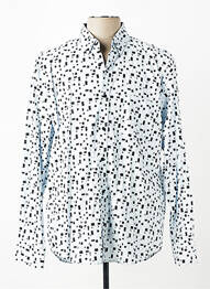 Chemise manches longues poches bleu CAP 10 TEN homme
