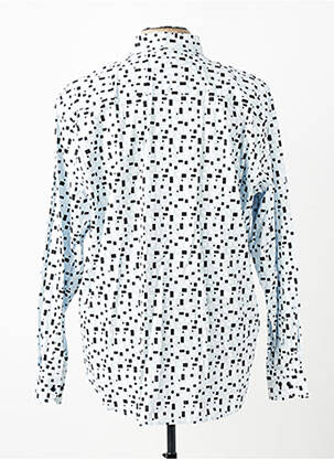 Chemise manches longues poches bleu CAP 10 TEN homme