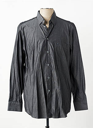 Chemise manches longues coupe cintrée gris BANDE ORIGINALE homme