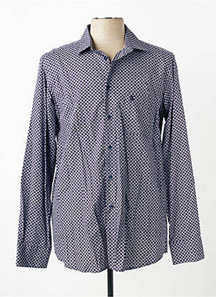 Chemise manches longues coupe cintrée violet BANDE ORIGINALE homme