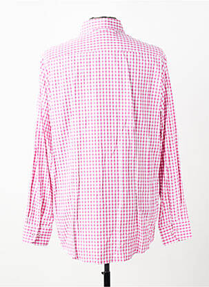 Chemise manches longues coupe cintrée rose VENTI homme