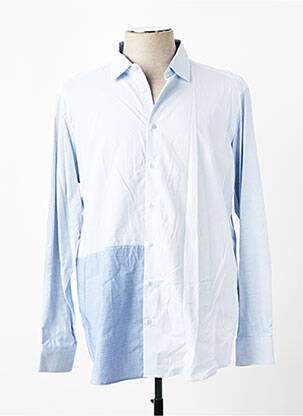 Chemise manches longues imprimé fantaisie bleu BANDE ORIGINALE homme