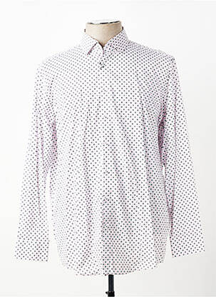Chemise manches longues coupe cintrée rose VENTI homme