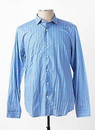Chemise manches longues coupe cintrée bleu CH. K. WILLIAMS homme
