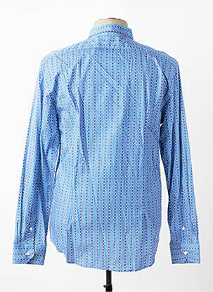 Chemise manches longues coupe cintrée bleu CH. K. WILLIAMS homme