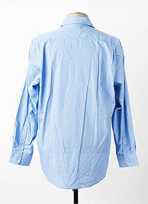 Chemise manches longues poches bleu JUMFIL homme
