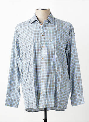 Chemise manches longues poches bleu BANDE ORIGINALE homme