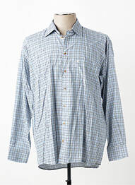 Chemise manches longues poches bleu BANDE ORIGINALE homme
