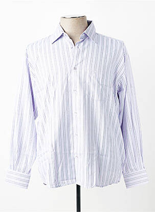 Chemise manches longues coupe droite violet JUMFIL homme
