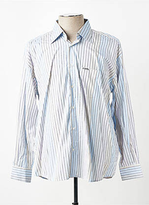 Chemise manches longues coupe cintrée bleu JUMFIL homme