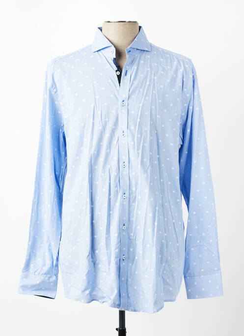 Chemise manches longues coupe cintrée bleu VENTI homme