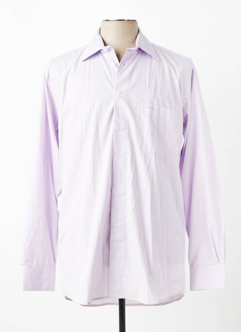 Chemise manches longues coupe cintrée violet JUMFIL homme