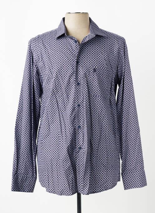 Chemise manches longues coupe cintrée violet BANDE ORIGINALE homme