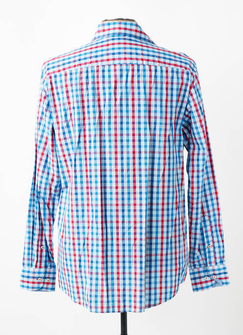 Chemise manches longues coupe cintrée bleu REDMOND homme