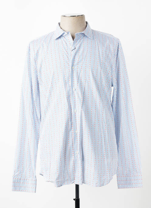 Chemise manches longues imprimé rayures bleu CH. K. WILLIAMS homme